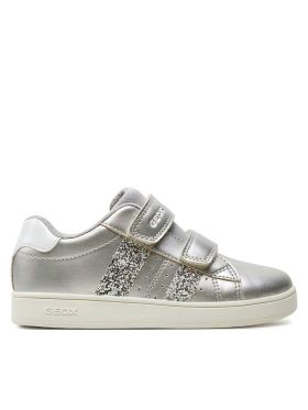 Sneakers Geox J Eclyper Girl J45LRA 000NF C1007 S Argintiu