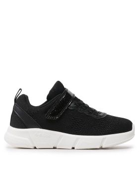 Sneakers Geox J Aril Girl J25DLD07QBCC9999 S Negru