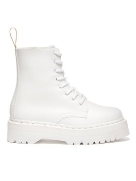 Bocanci Dr. Martens Vegan Jadon II Mono Alb