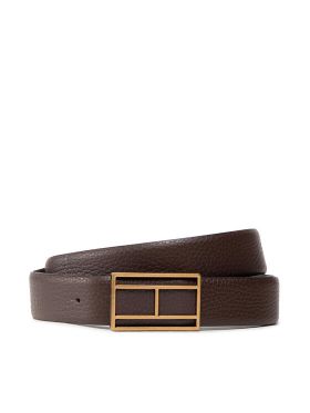 Curea pentru Bărbați Tommy Hilfiger Flag Logo Buckle 3.5 AM0AM10332 Maro