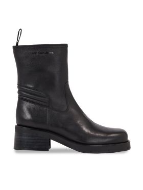 Botine Calvin Klein Jeans Biker Boot Lth Wn YW0YW01330 Negru