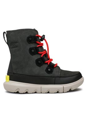 Cizme de zăpadă Sorel Youth Sorel Explorer Lace Wp NY4897-093 Negru