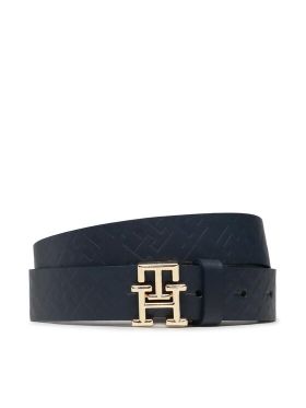 Curea de Damă Tommy Hilfiger Th Logo Mono 2.5 AW0AW14622 Bleumarin