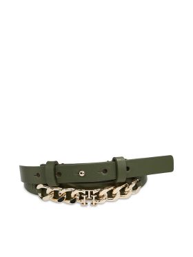 Curea de Damă Tommy Hilfiger Th Chic Chain Waist 2.0 AW0AW15386 Verde