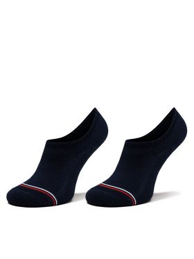 Set 2 perechi de șosete scurte unisex Tommy Hilfiger 701228179 Bleumarin