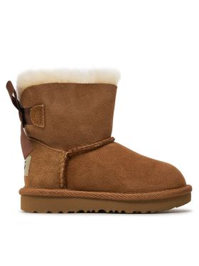 Cizme de zăpadă Ugg T Mini Bailey Bow II 1017397T Maro