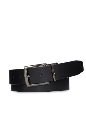 Curea pentru Bărbați Tommy Hilfiger Denton Reversible Leather Belt AM0AM11224 Negru