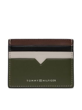 Etui pentru carduri Tommy Hilfiger Th Modern Lather Cc Holder AM0AM10994 Kaki