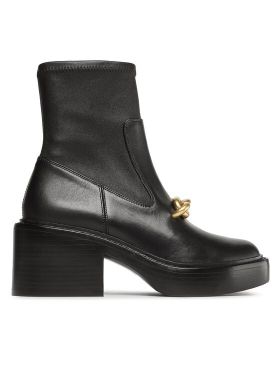 Botine Coach Kenna Leather Bootie CK031 Negru