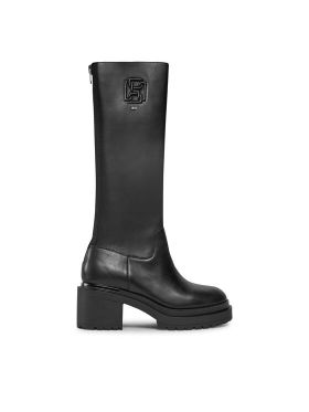 Botine DKNY Paloma Logo K3324785 Negru