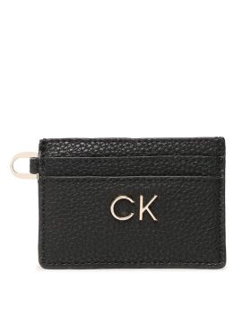 Etui pentru carduri Calvin Klein Re-Lock Cardholder K60K610671 Negru