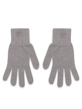 Mănuși de Damă Calvin Klein Re-Lock Knit Gloves K60K611164 Gri