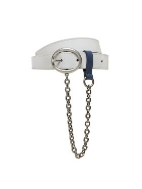 Curea de Damă Calvin Klein Jeans Round Classic Chain 25Mm K60K610360 Alb