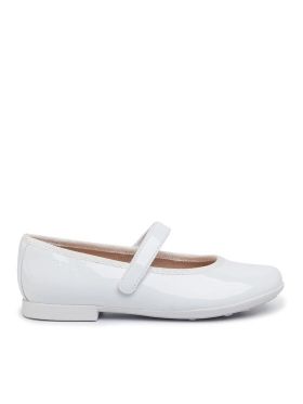 Pantofi Geox J Plie' A J0255A 000HH C1000 S Alb