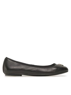 Balerini Tommy Hilfiger Round Th Ballerina FW0FW07132 Negru