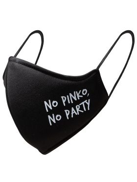 Mască din material textil Pinko Geodesia Mask Neoprene Leggero 20211 PRR 1N20DA.Y7RD Negru