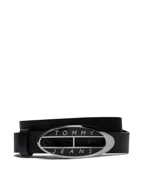 Curea de Damă Tommy Jeans Tjw Origin Belt AW0AW15840 Negru