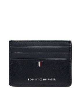 Etui pentru carduri Tommy Hilfiger Th Central Cc Holder AM0AM11858 Bleumarin