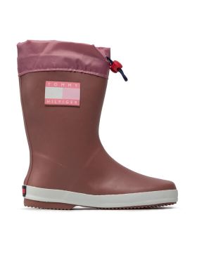Cizme de cauciuc Tommy Hilfiger Rain Boot T3X6-30766-0047 S Roz