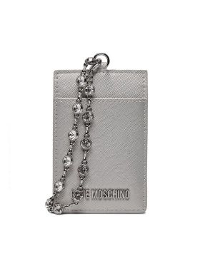 Etui pentru carduri LOVE MOSCHINO JC5853PP4IK2390B Argintiu