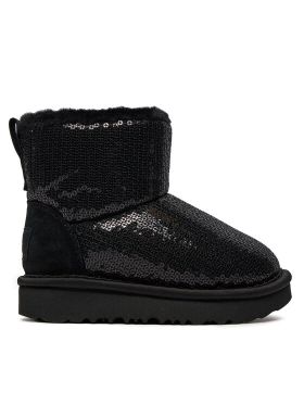 Cizme de zăpadă Ugg T Classic Mini Mirror Ball 1143708T Negru