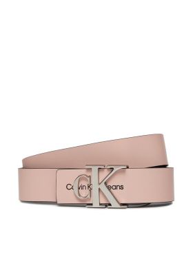 Curea de Damă Calvin Klein Jeans Monogram Hardware 30Mm K60K610281 Roz