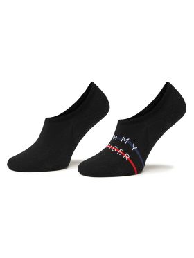 Set de 2 perechi de șosete scurte pentru bărbați Tommy Hilfiger 701222189 Negru