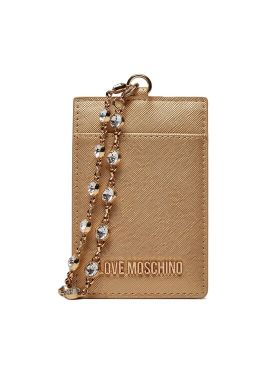 Etui pentru carduri LOVE MOSCHINO JC5853PP4IK2390A Auriu