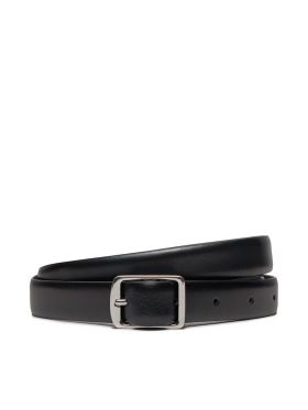 Curea de Damă Calvin Klein Slim Square Buckle Belt 2.0 K60K611719 Negru