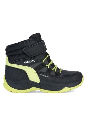 Cizme de zăpadă Geox J Sentiero Boy B Abx J26FSC 0FUCE C0802 D Negru