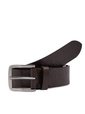 Curea pentru Bărbați Calvin Klein Jeans Classic Flat Lthr Belt 35Mm Aop K50K511518 Maro