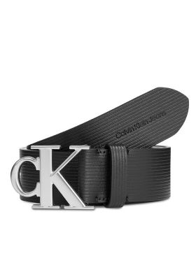 Curea pentru Bărbați Calvin Klein Jeans Round Mono Plaque Lthr Belt 40Mm K50K511168 Negru