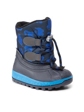 Cizme de zăpadă Boatilus Kd Joggy Sport Lace NJ09 VAR.17ZT Bleumarin