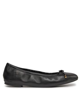 Balerini Stuart Weitzman Bardot Bow Flat SG577 Negru