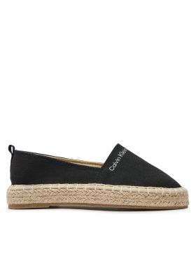 Espadrile Calvin Klein Jeans Rope Wedge V3A7-80838-0048 S Negru