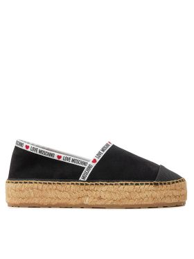 Espadrile LOVE MOSCHINO JA10553G0IIG0000 Negru