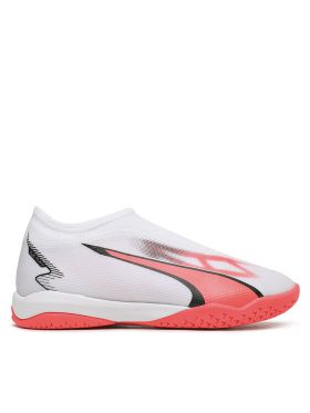 Pantofi Puma Ultra Match+ Laceless Junior Indoor Soccer 107517 01 Alb