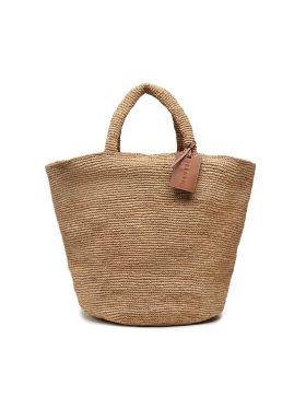 Geantă Manebi Natural Raffia Summer Bag V 2.2 AD Maro