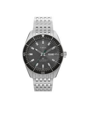 Ceas Timex Waterbury Dive Automatic TW2V24900 Argintiu