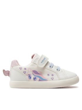 Sneakers Geox B Gisli Girl B451MC 01054 C0406 S Alb