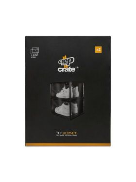 Set de două cutii pentru pantofi Crep Protect The Ultimate Sneaker Storage Box CP009 Negru