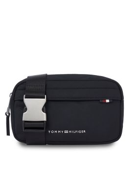 Borsetă Tommy Hilfiger Th Signature Tech Crossover AM0AM12220 Negru