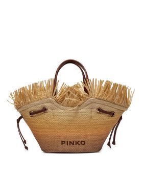 Geantă Pinko Pagoda Small Shopper . PE 24 PLTT 102910 A1R6 Bej