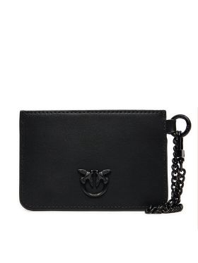 Etui pentru carduri Pinko Cardholder Chain PE 24 PCPL 102748 A1KM Negru