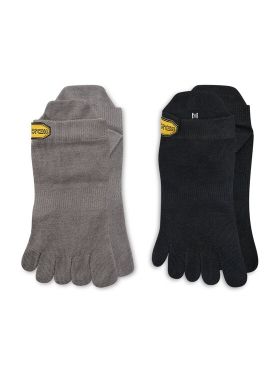 Set 2 perechi de șosete scurte unisex Vibram Fivefingers Pack Sock S15N23P Negru