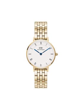 Ceas Daniel Wellington Petite Roman Numerals 5-Link DW00100682 Auriu