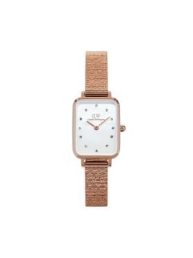 Ceas Daniel Wellington Quadro Lumine Pressed Piano DW00100578 Auriu