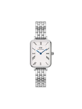 Ceas Daniel Wellington Quadro Roman Numerals 5-Link DW00100691 Argintiu