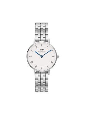 Ceas Daniel Wellington Petite Roman Numerals 5-Link DW00100685 Argintiu