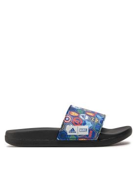 Şlapi adidas adilette Comfort x Marvel Slides Kids ID5238 Albastru